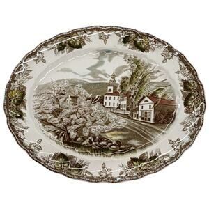 Johnson Brothers Friendly Village Serving Platter 11.5" Oval Made in England